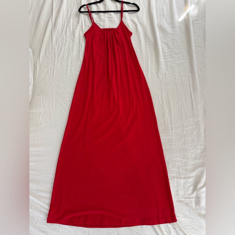 Express Red Maxi Dress